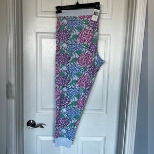 Vera Bradley Jogger, Pajama Pants, Happy Hydrangeas NWT